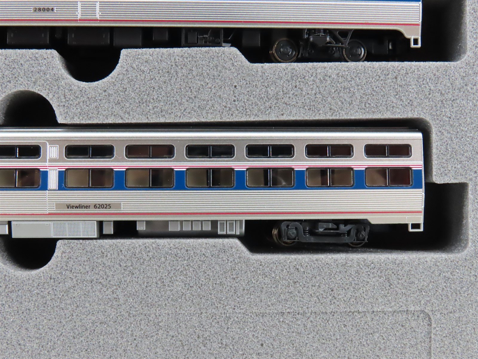 N Scale Kato 106-6286 Amfleet Viewliner Intercity Express Phase VI 3 Car Set