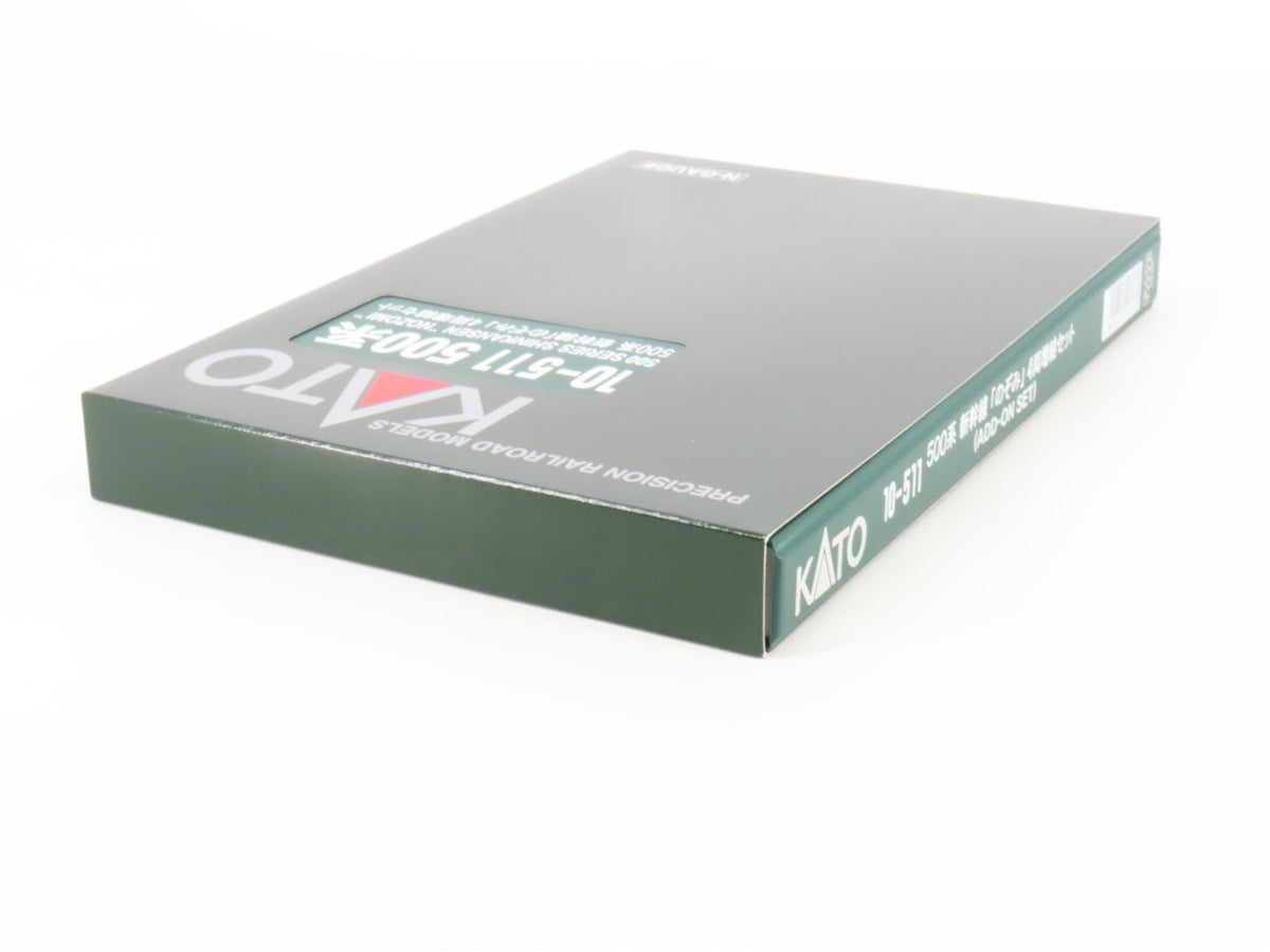 N Scale Kato 10-511 500 Series Shinkansen &quot;Nozomi&quot; Passenger Set of 4