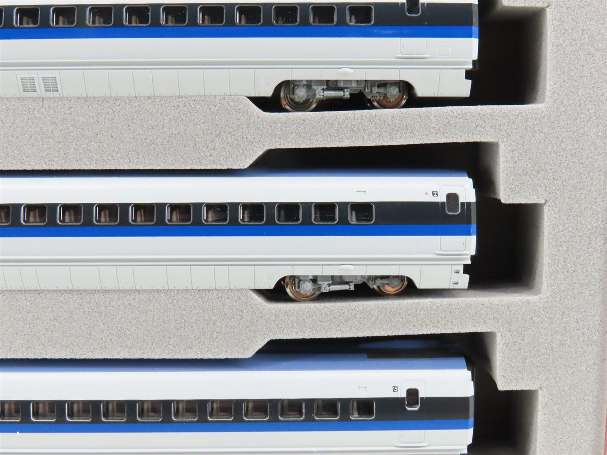 N Scale Kato #10-512 500 Series Shinkansen &quot;Nozomi&quot; Passenger Set of 8