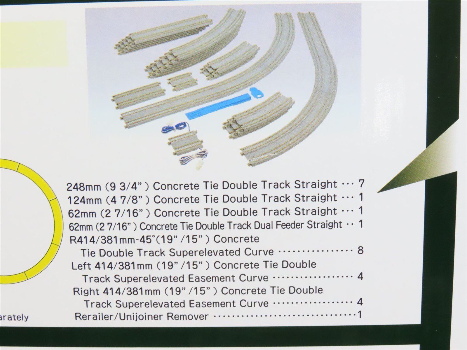 N Scale Kato Unitrack #20-870-1 V11 Double Track Set
