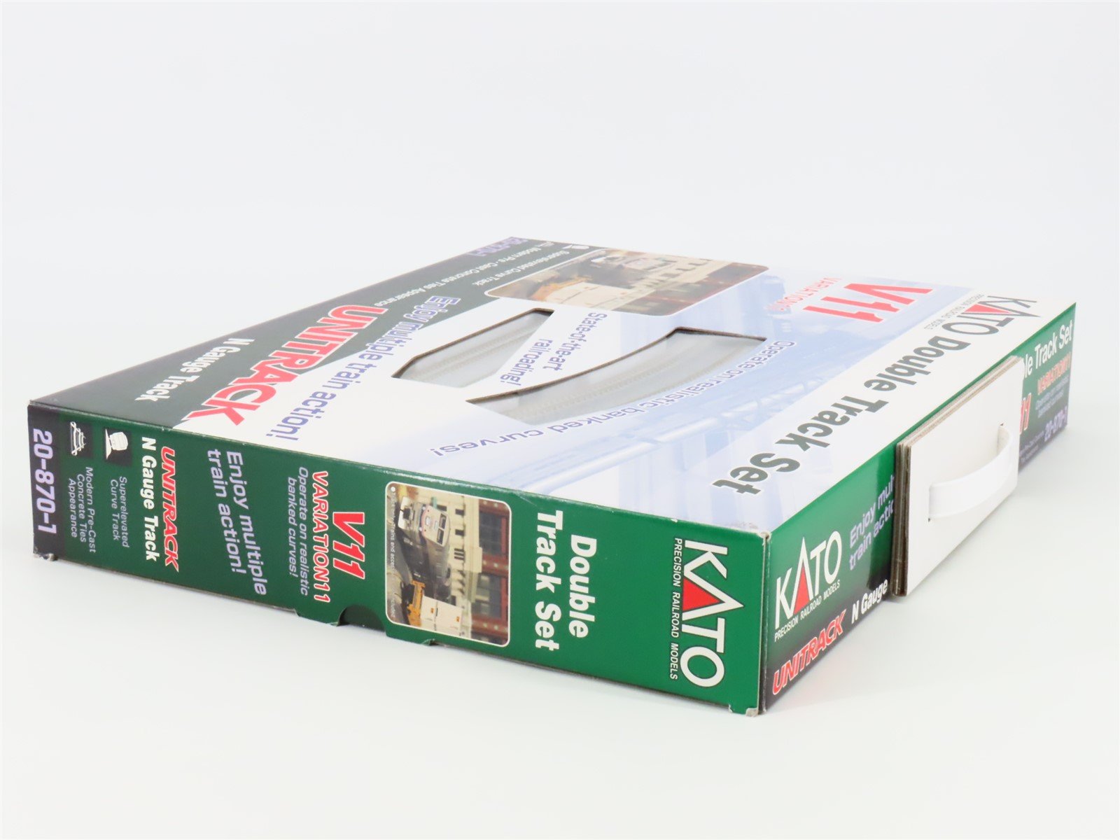 N Scale Kato Unitrack #20-870-1 V11 Double Track Set