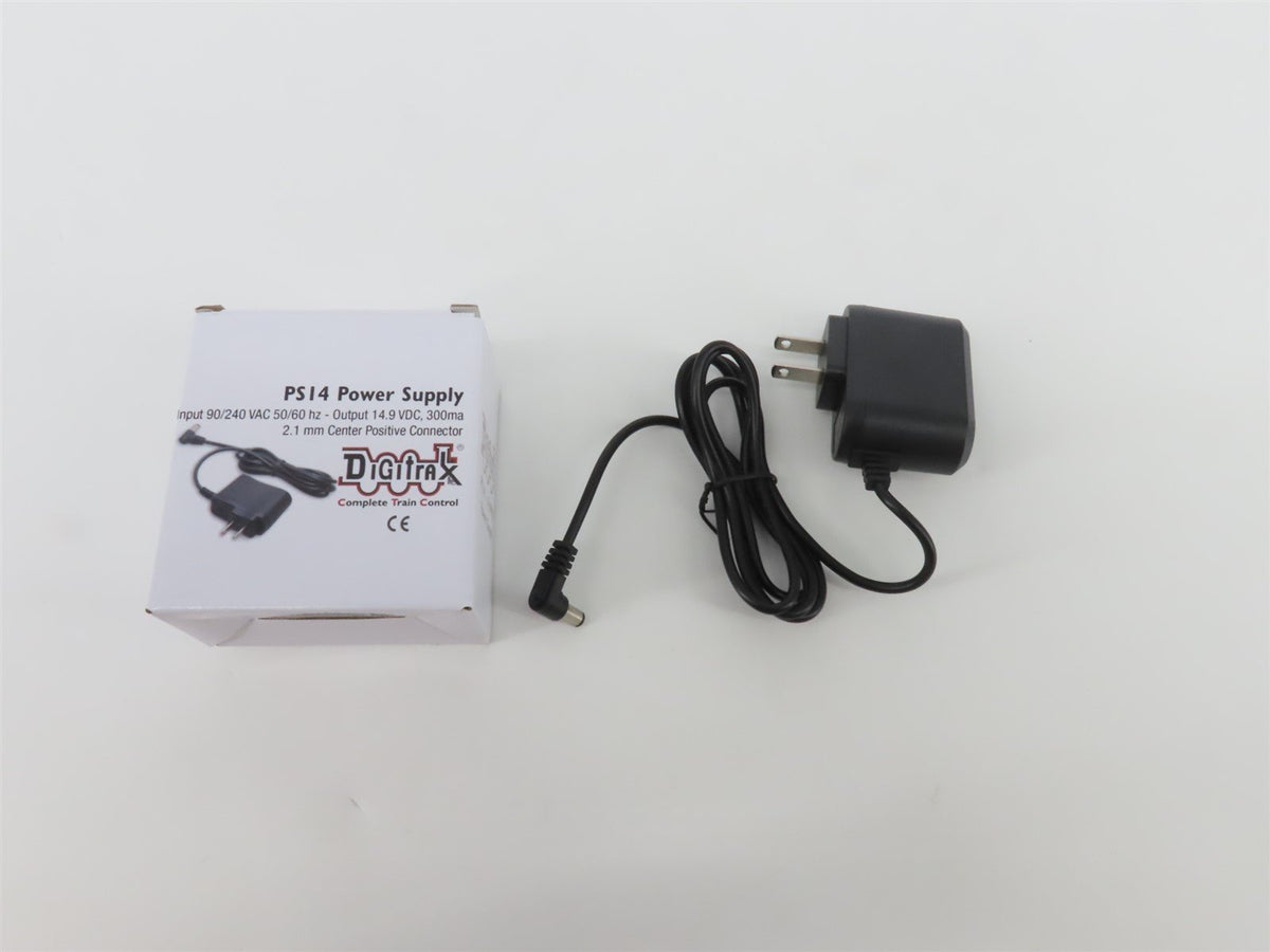 Digitrax PS14 DC Power Supply - 14.9VDC 300ma