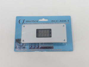 DCC Concepts DCC-AVA.1 Alpha Meter Digital Voltage/Amperage Display Panel