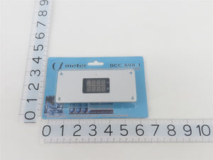 DCC Concepts DCC-AVA.1 Alpha Meter Digital Voltage/Amperage Display Panel