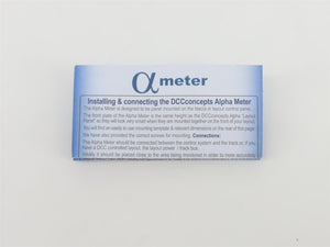 DCC Concepts DCC-AVA.1 Alpha Meter Digital Voltage/Amperage Display Panel