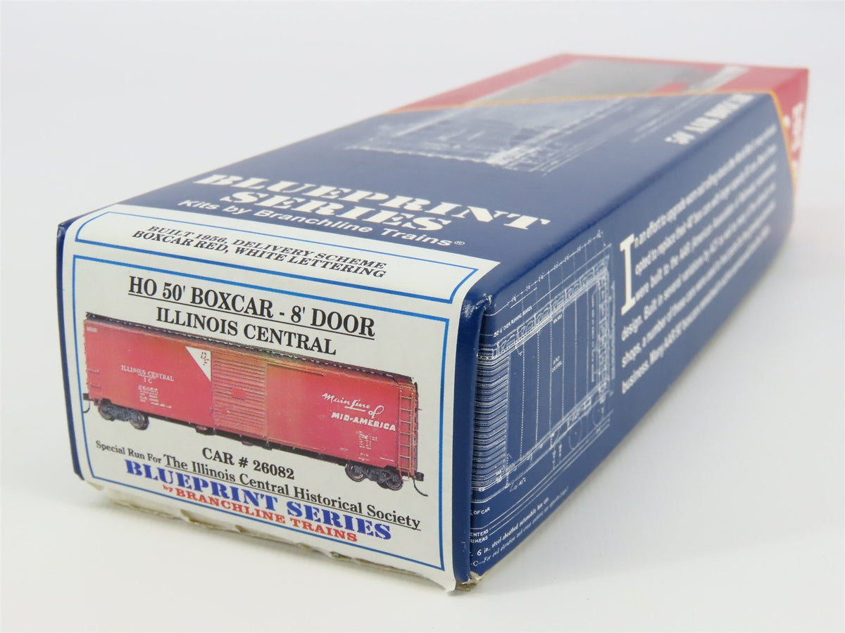 HO Scale Branchline Blueprint Series Kit IC Illinois Central 50&#39; Box Car #26082