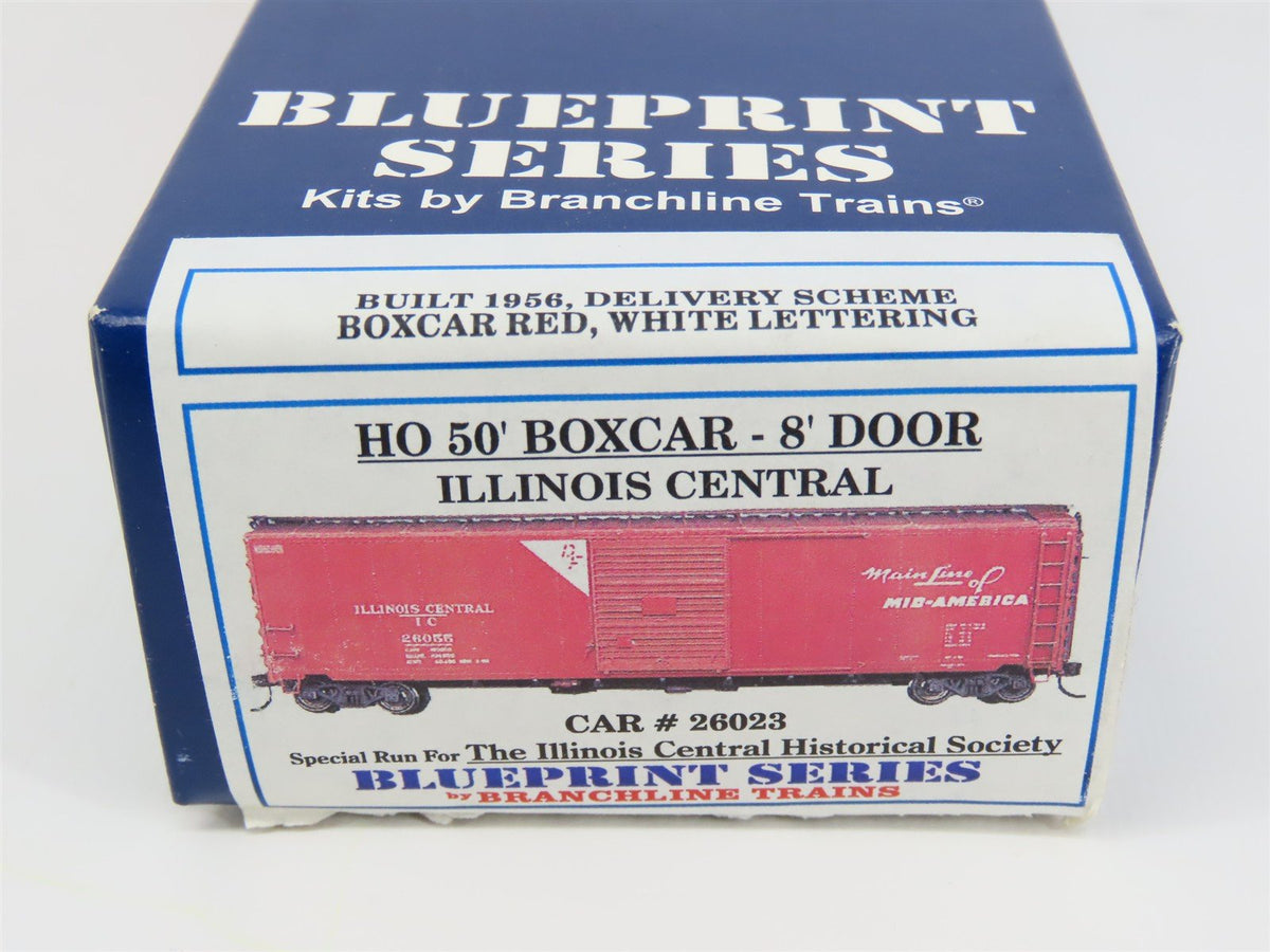 HO Scale Branchline Blueprint Series Kit IC Illinois Central 50&#39; Box Car #26023