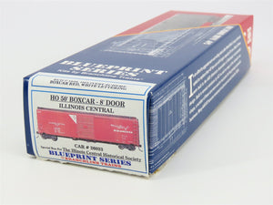 HO Scale Branchline Blueprint Series Kit IC Illinois Central 50' Box Car #26023