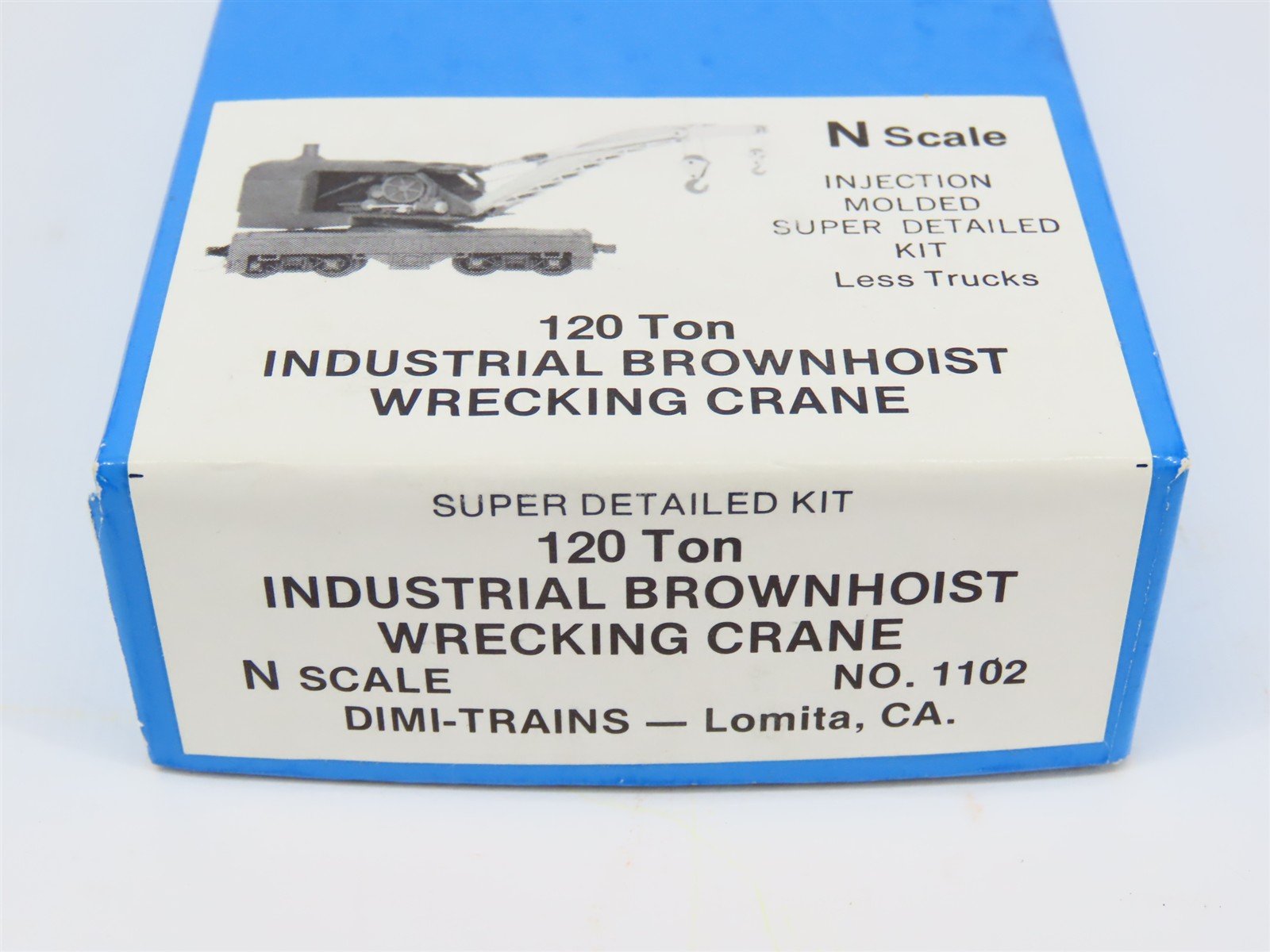 N Scale Dimi-Trains Kit No 1102 Industrial Brownhoist Wrecking Crane