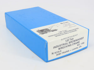 N Scale Dimi-Trains Kit No 1102 Industrial Brownhoist Wrecking Crane