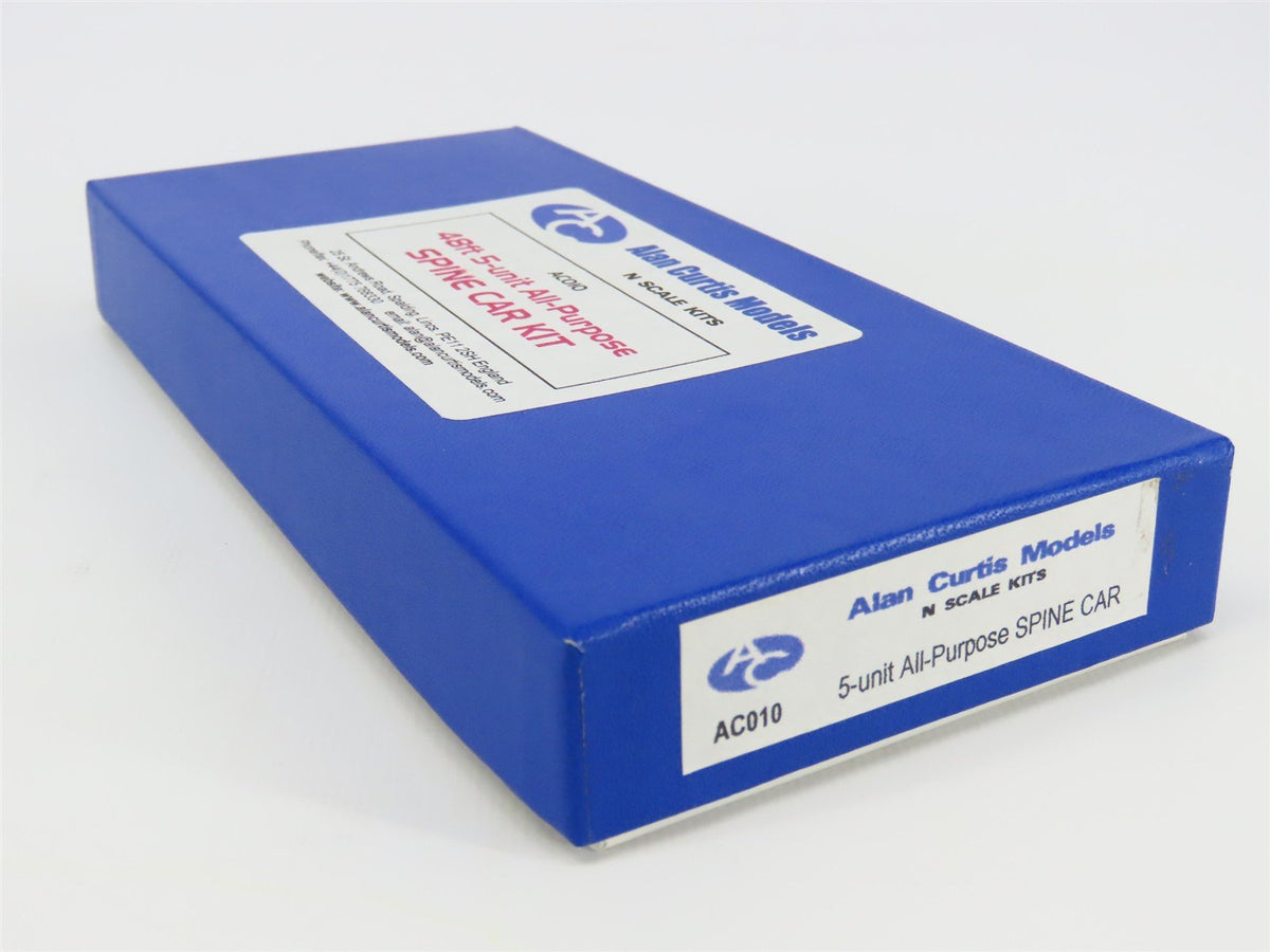 N Scale Alan Curtis Models Kit of Two AC010 48&#39; 5-Unit All-Purpose Spine Cars