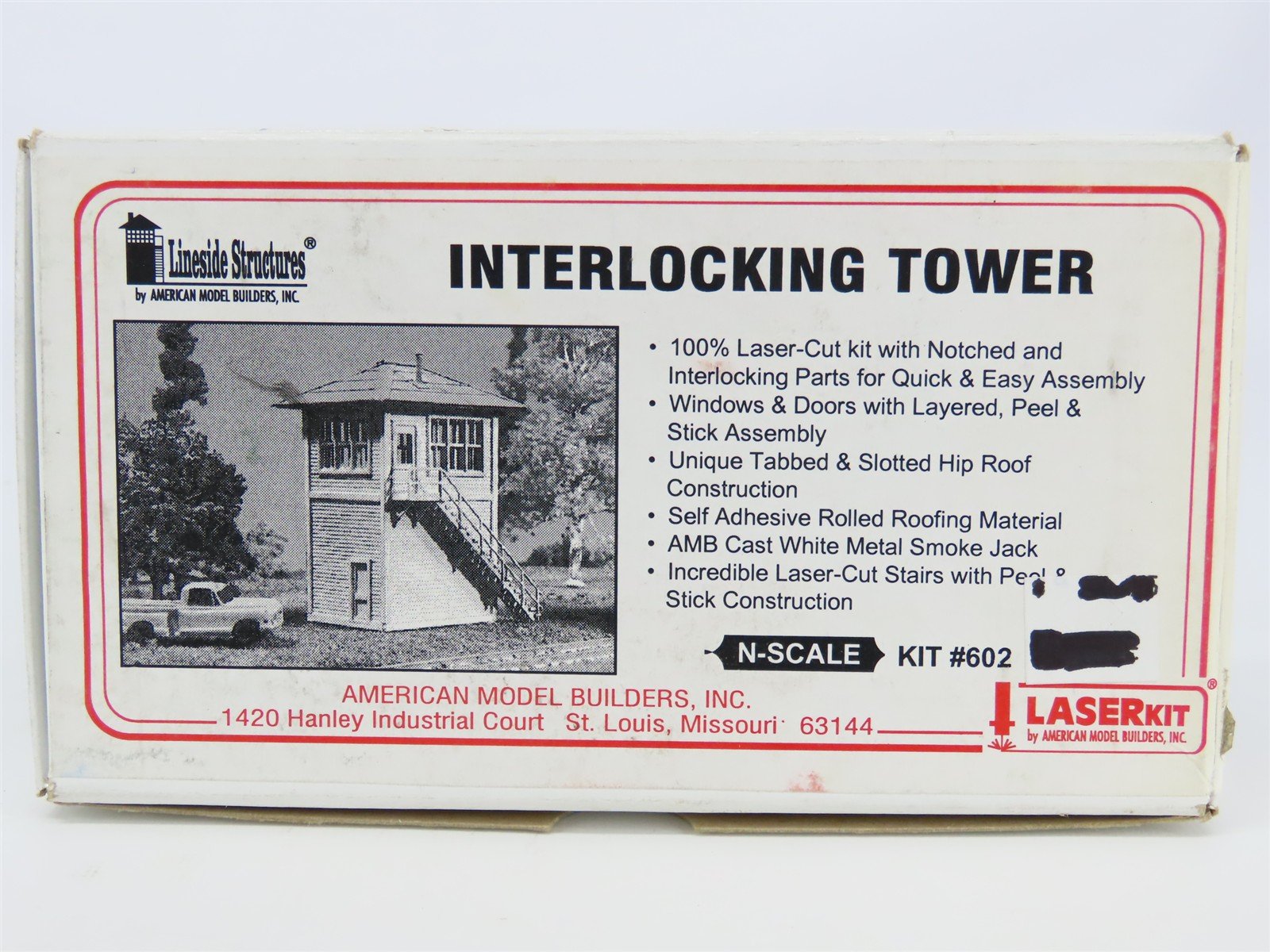 N American Model Builders Lineside Structures Kit #602 Interlocking Tower