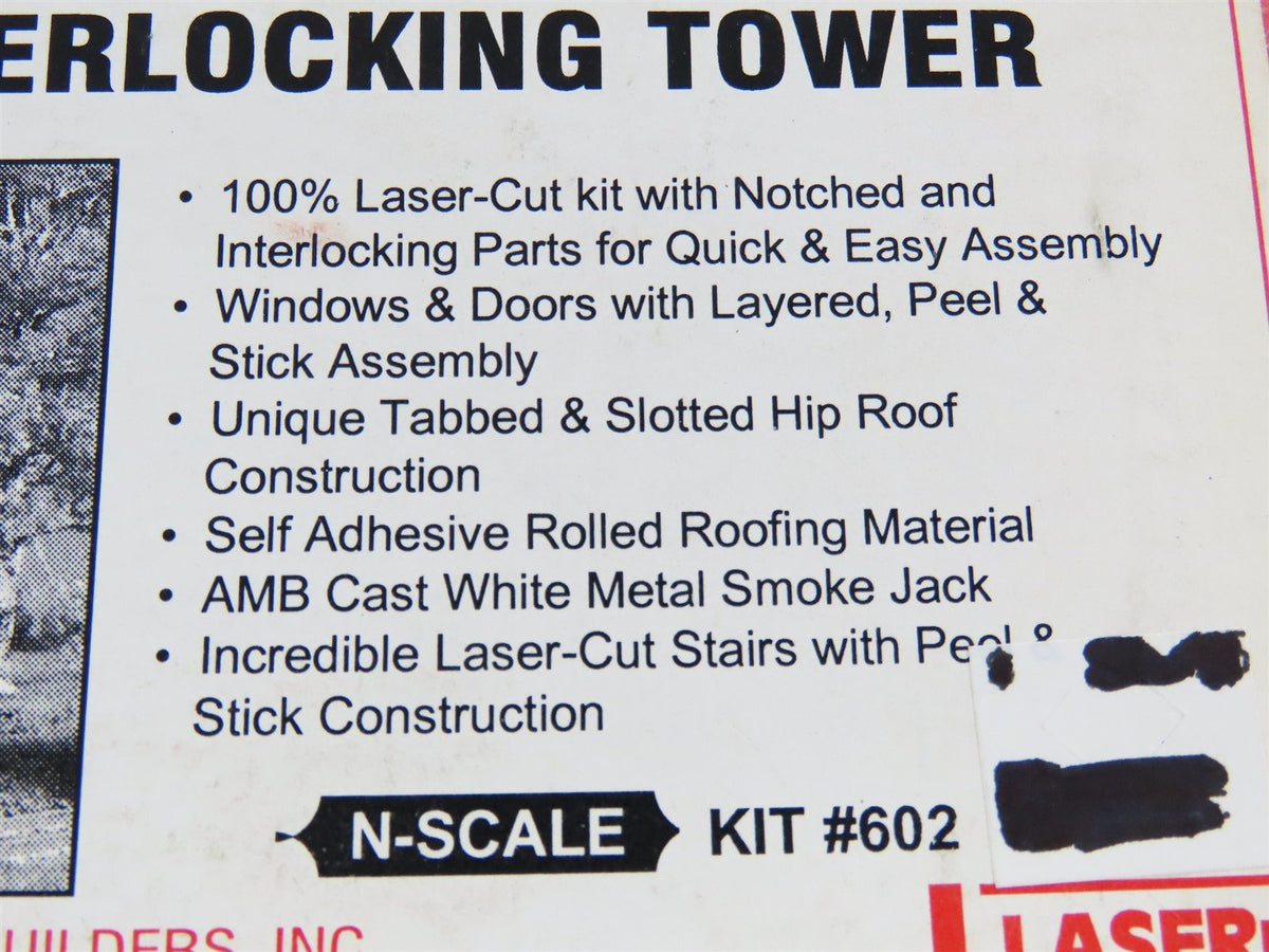 N American Model Builders Lineside Structures Kit #602 Interlocking Tower