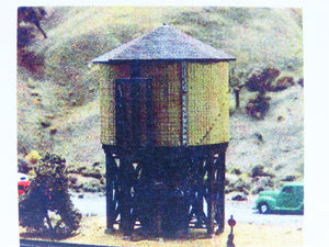 N 1/160 Scale Tichy Train Group Kit #2600 Wood Water Tank