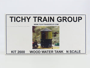 N 1/160 Scale Tichy Train Group Kit #2600 Wood Water Tank