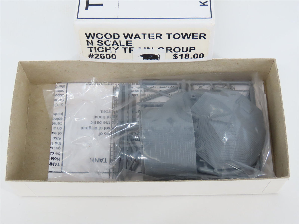 N 1/160 Scale Tichy Train Group Kit #2600 Wood Water Tank
