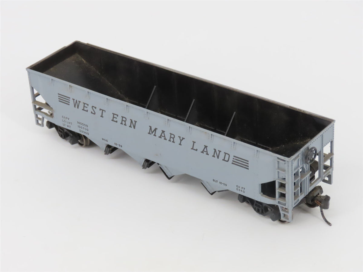 HO Scale Athearn WM Western Maryland 4-Bay Open Hopper No #