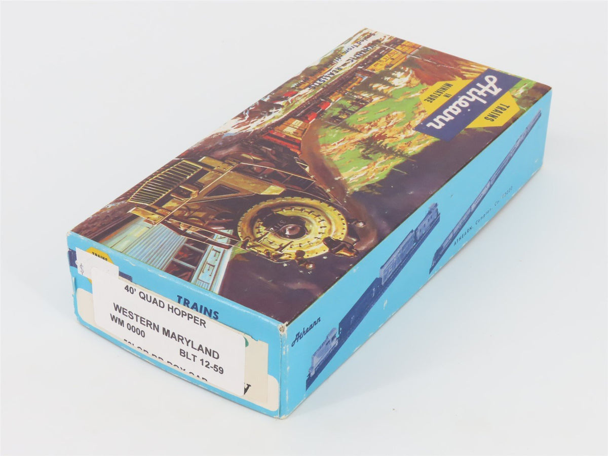HO Scale Athearn WM Western Maryland 4-Bay Open Hopper No #