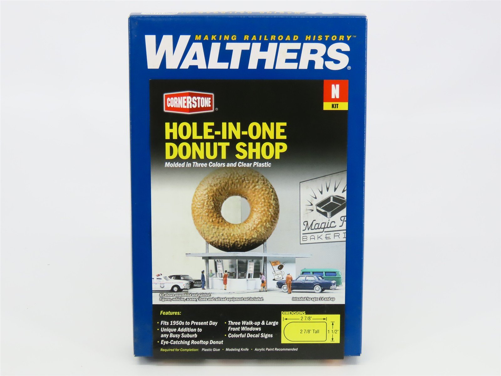 N 1/160 Scale Walthers Cornerstone 933-3835 Hole-In-One Donut Shop