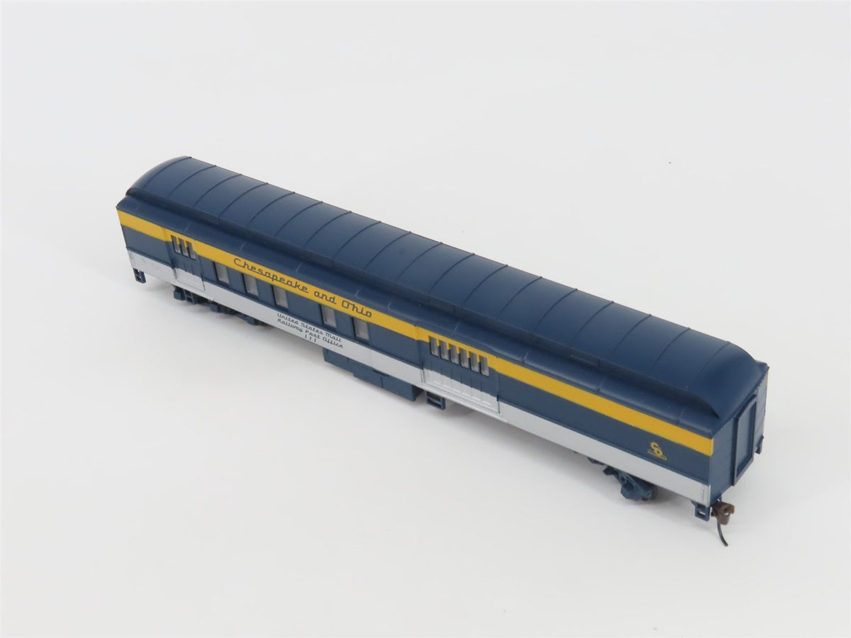 HO Scale Athearn 7821 C&amp;O Chesapeake &amp; Ohio &quot;Progress&quot; RPO Passenger Car