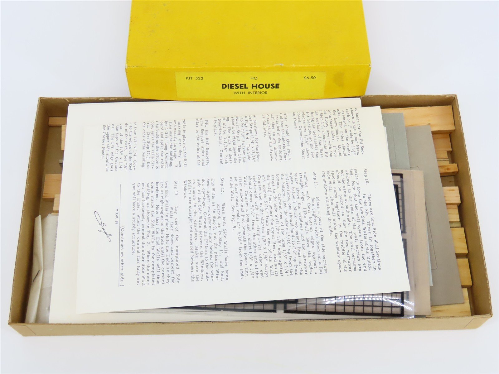 HO 1/87 Scale Suydam Kit 522 Diesel House with Interior