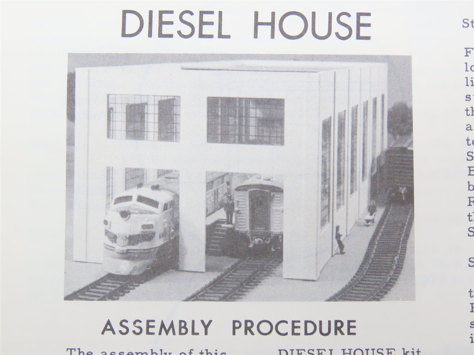 HO 1/87 Scale Suydam Kit 522 Diesel House with Interior