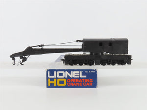 HO Scale Lionel Black Undecorated Operating Crane Car