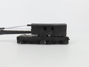 HO Scale Lionel Black Undecorated Operating Crane Car
