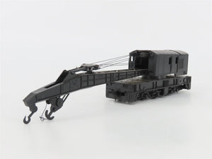 HO Scale Lionel Black Undecorated Operating Crane Car