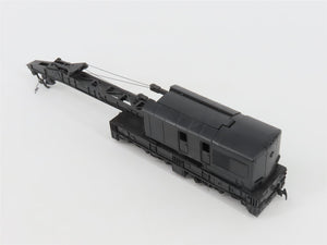 HO Scale Lionel Black Undecorated Operating Crane Car