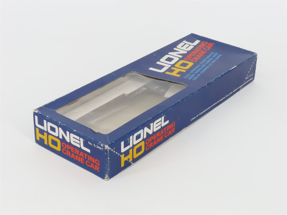 HO Scale Lionel Black Undecorated Operating Crane Car