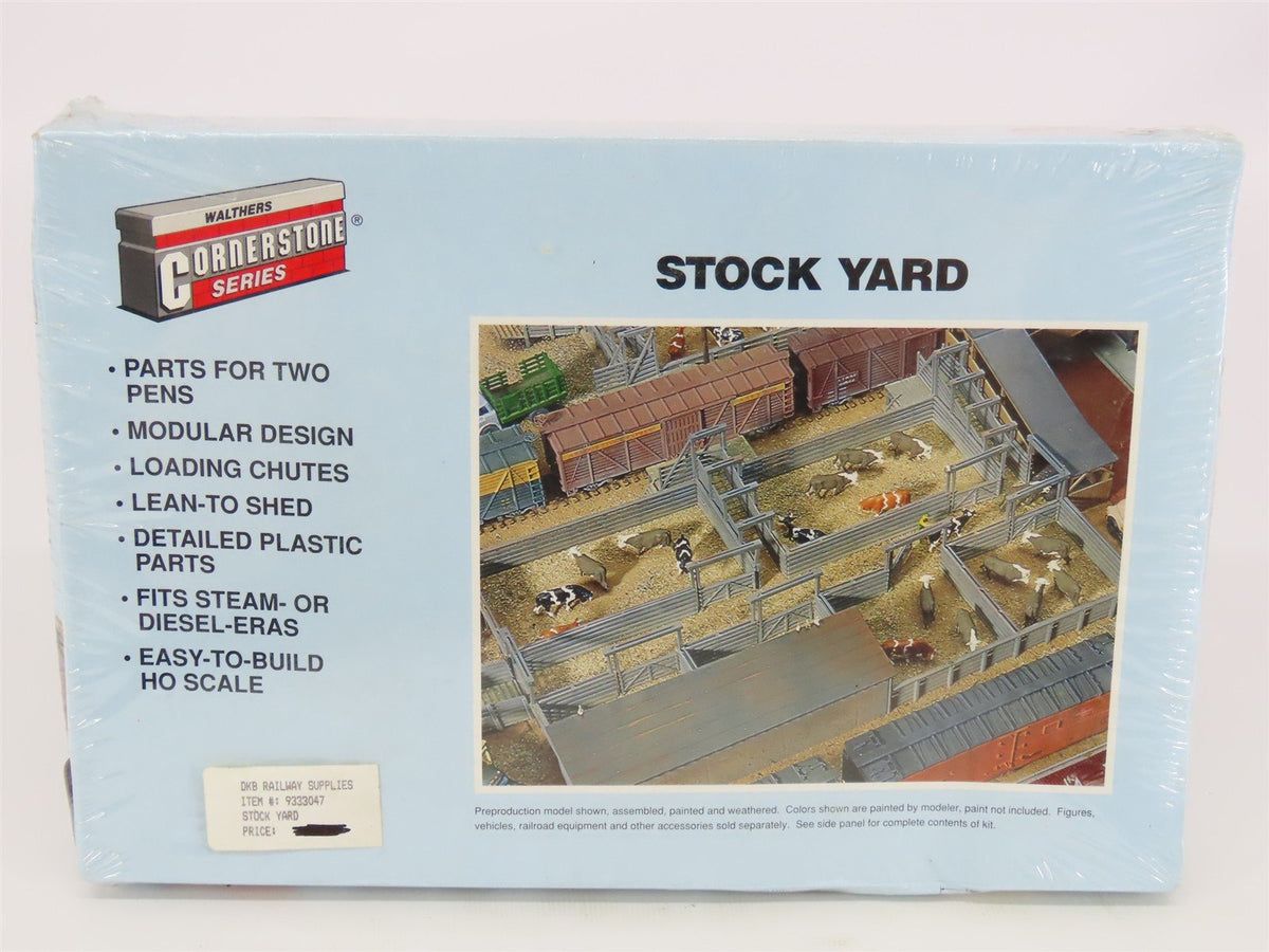 HO 1/87 Scale Walthers Cornerstone Kit 933-3047 Stock Yard - Sealed