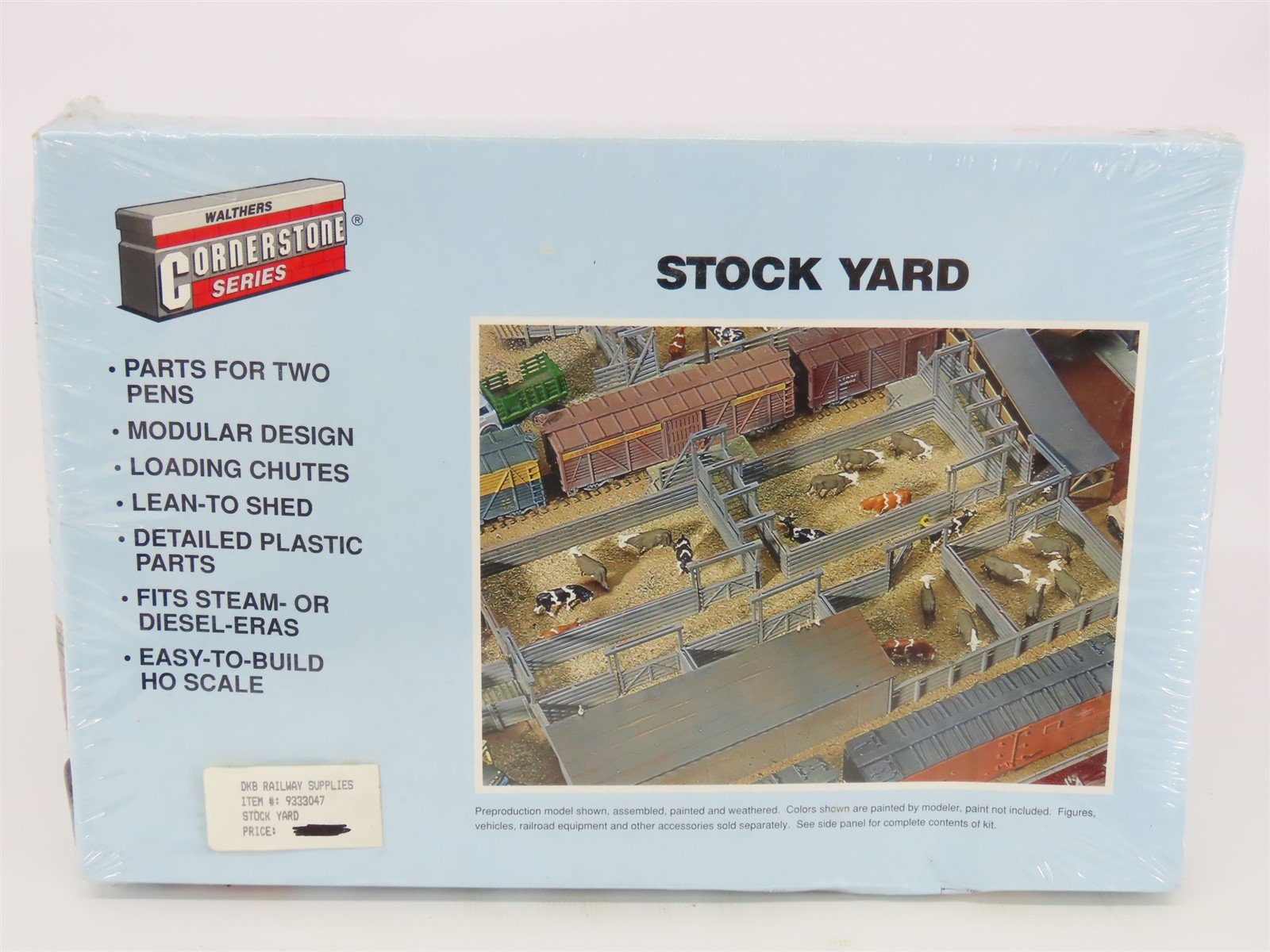 HO 1/87 Scale Walthers Cornerstone Kit 933-3047 Stock Yard - Sealed