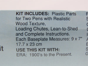 HO 1/87 Scale Walthers Cornerstone Kit 933-3047 Stock Yard - Sealed