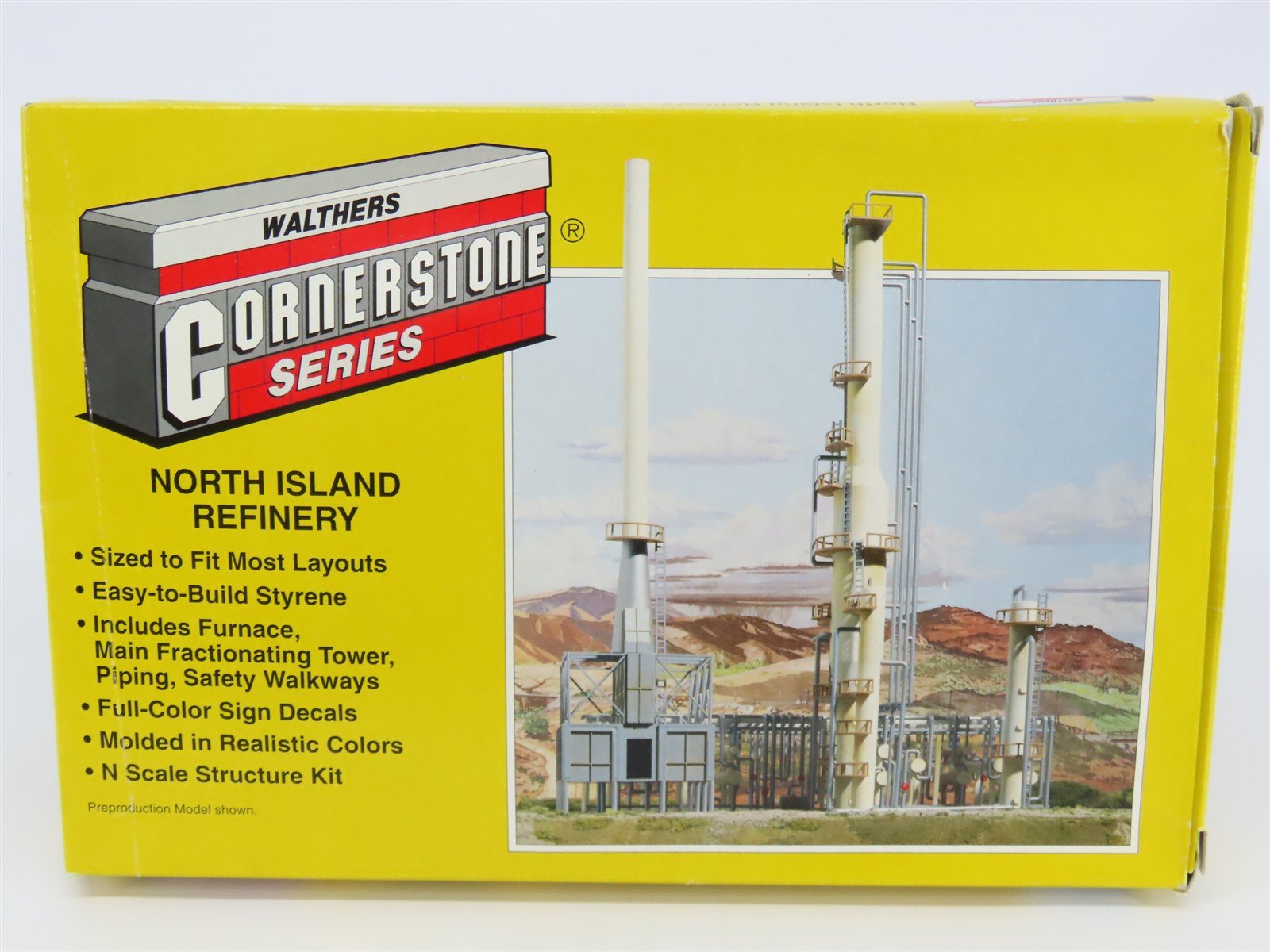 N 1/160 Scale Walthers Cornerstone Kit 933-3219 North Island Refinery