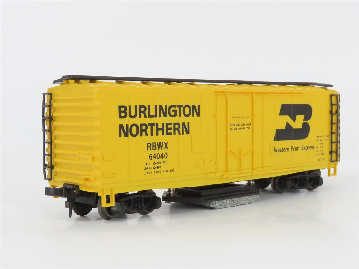 HO Scale Roco 47900 BRBWX Burlington Northern Track Cleaning Box Car #64040