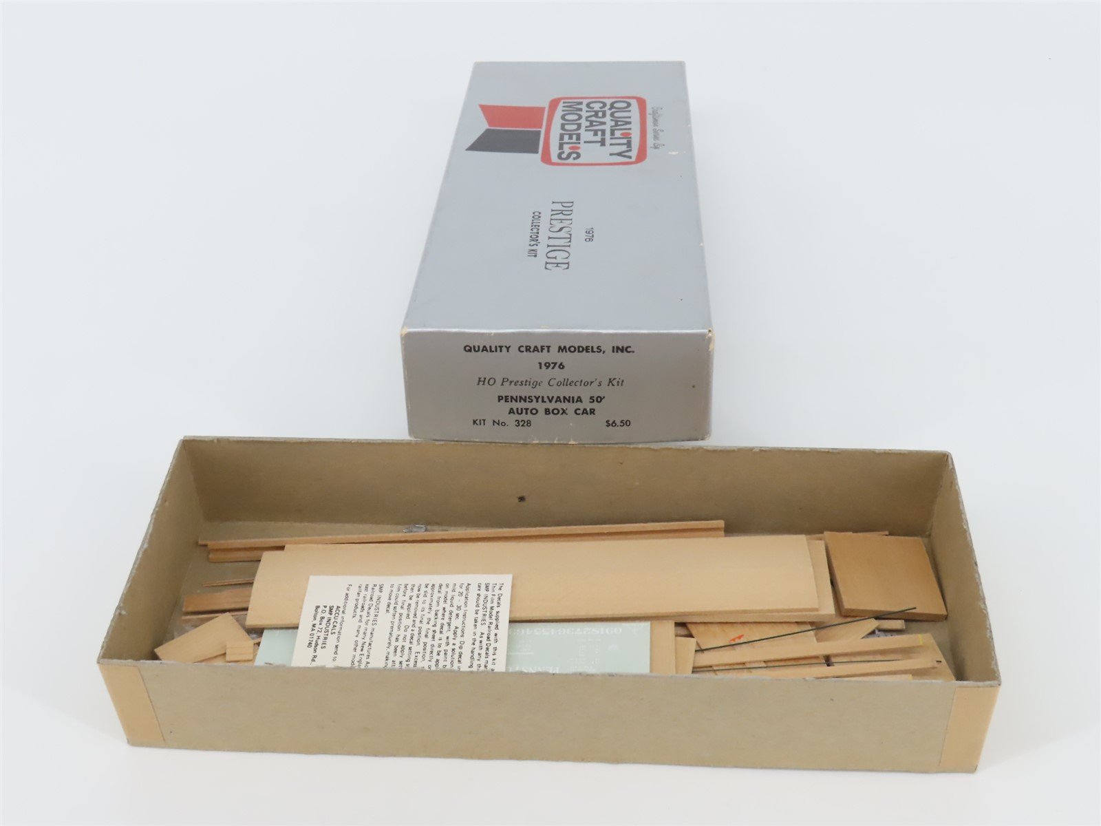 HO Quality Craft Models 1976 Prestige Kit 328 PRR Pennsylvania 50' Box Car
