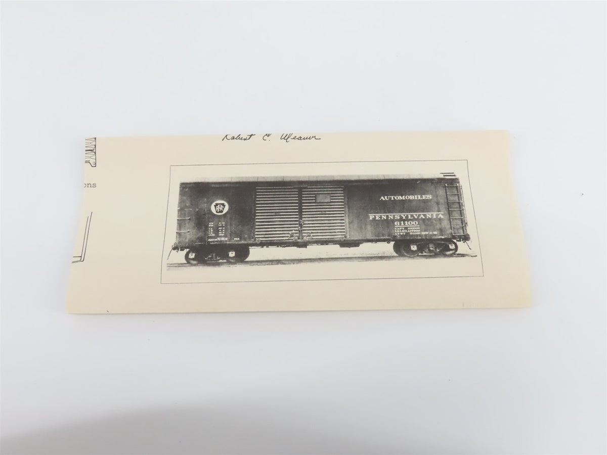HO Quality Craft Models 1976 Prestige Kit 328 PRR Pennsylvania 50&#39; Box Car