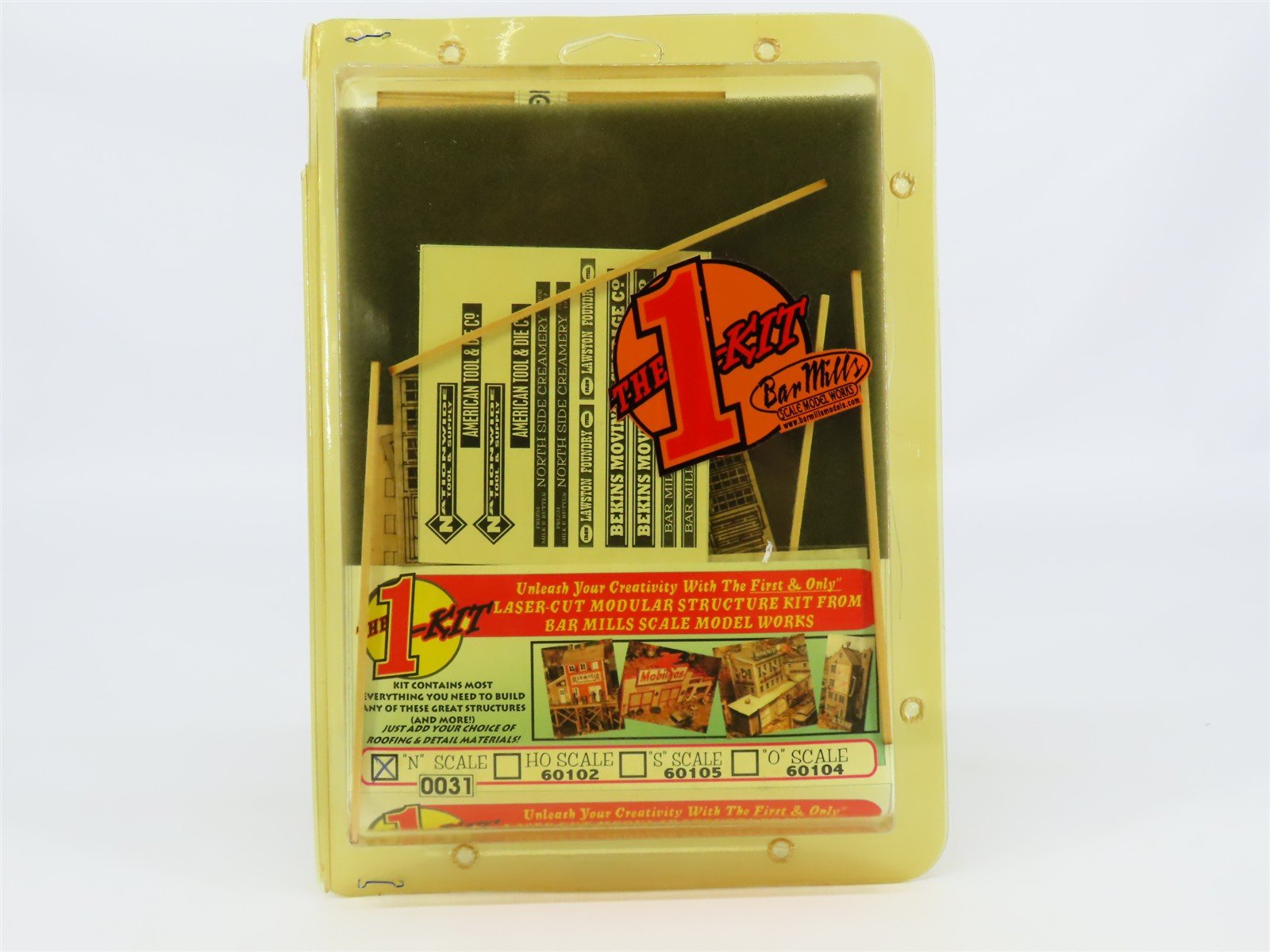 N 1/160 Scale Bar Mills The 1-Kit 0031 Laser-Cut Modular Structure