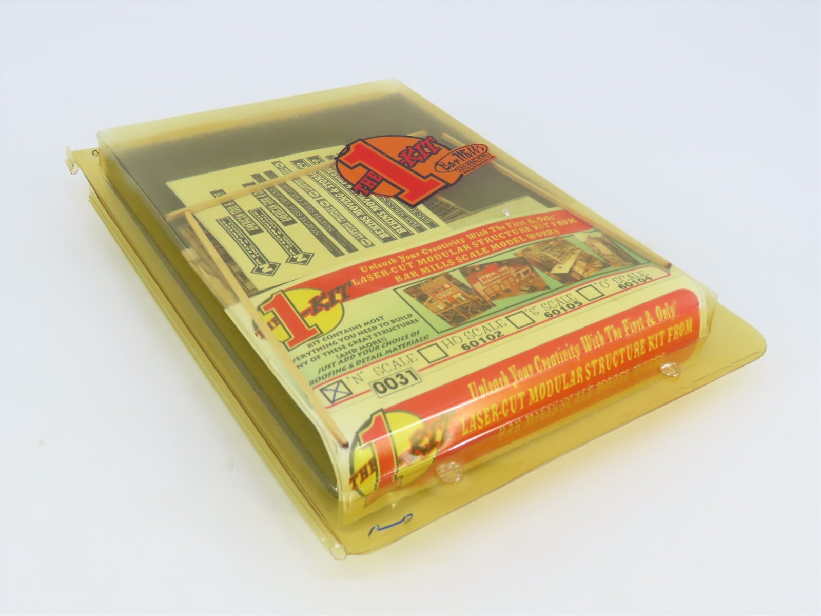 N 1/160 Scale Bar Mills The 1-Kit 0031 Laser-Cut Modular Structure