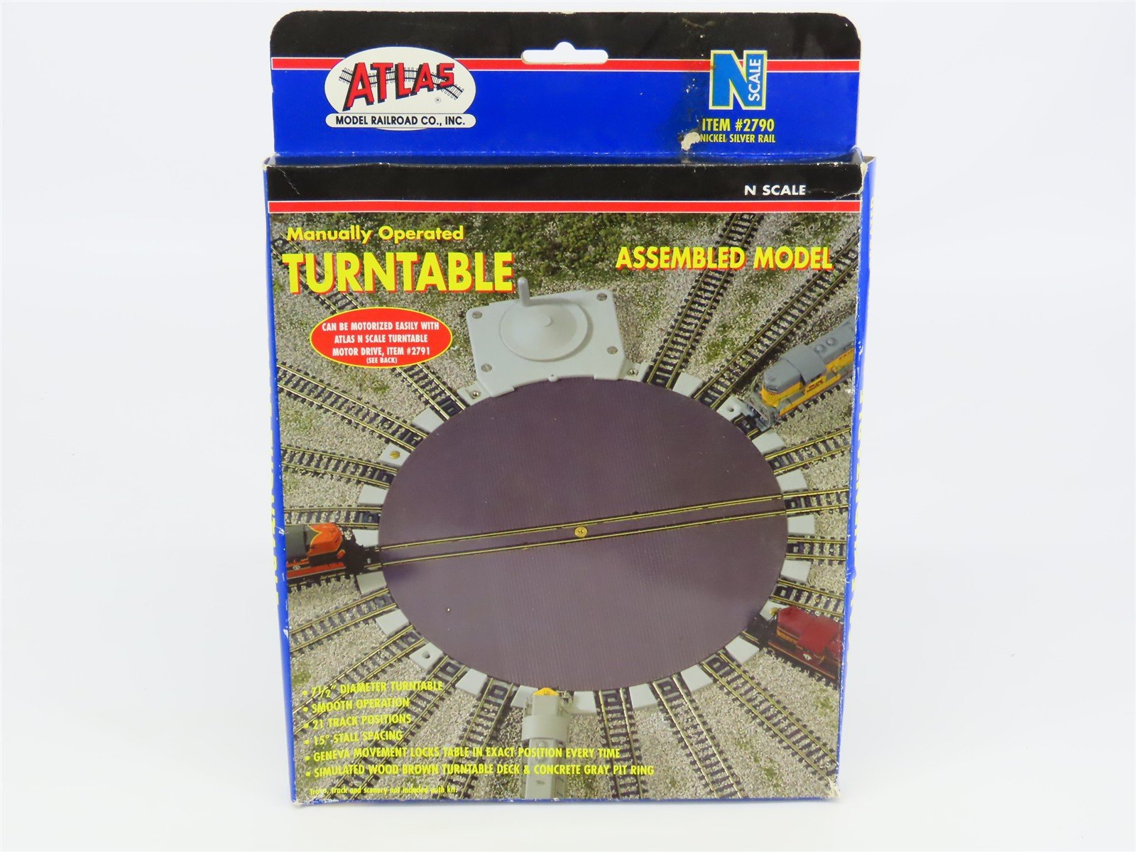 N 1/160 Scale Atlas #2790 Manually Operated Turntable