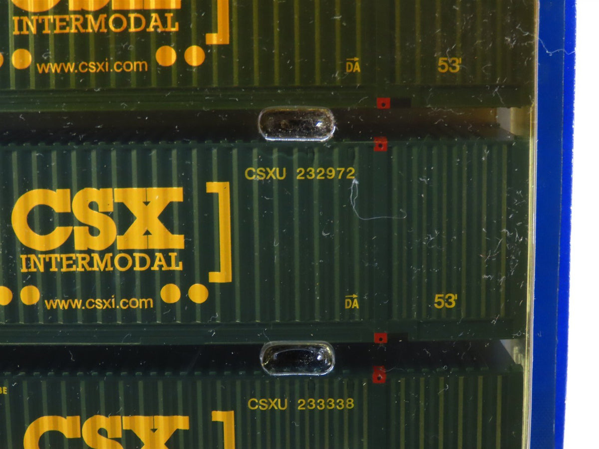 HO Scale Athearn 28997 CSX 53&#39; Jindo Container 3-Pack Sealed