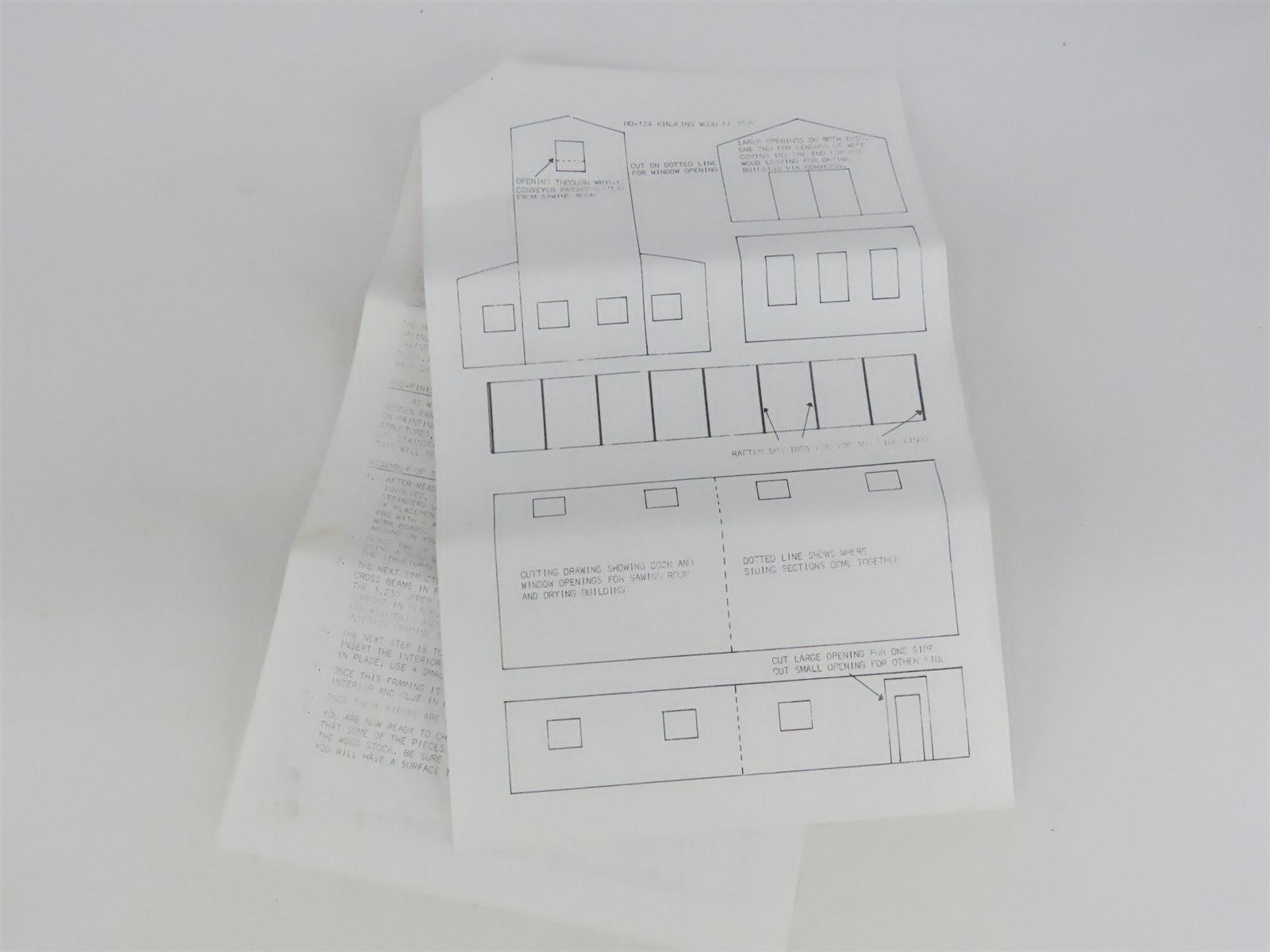 HO 1/87 Scale Keystone Kit 124 Kindling Wood Factory