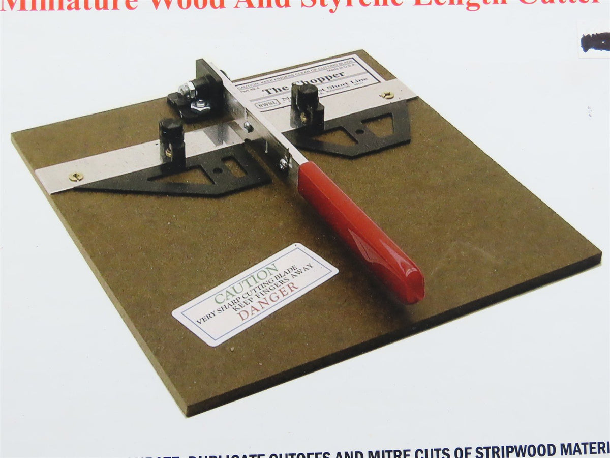 NWSL NorthWest Short Line Tool #49-4 Miniature Wood &amp; Styrene Length Cutter