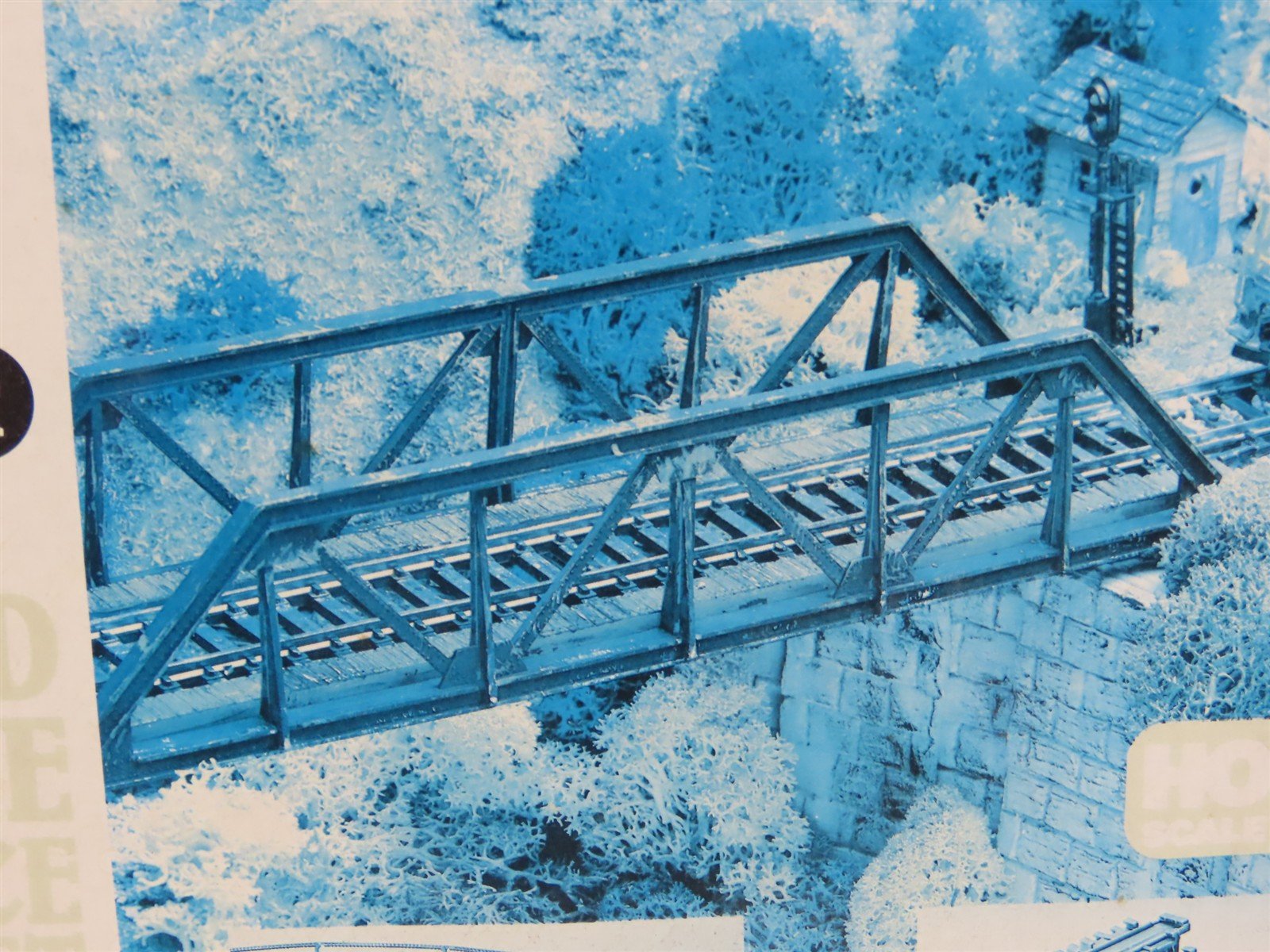 HO 1/87 Scale Scene Master Kit No. 8210 Railroad Bridge w/ 28-Piece Trestle Set