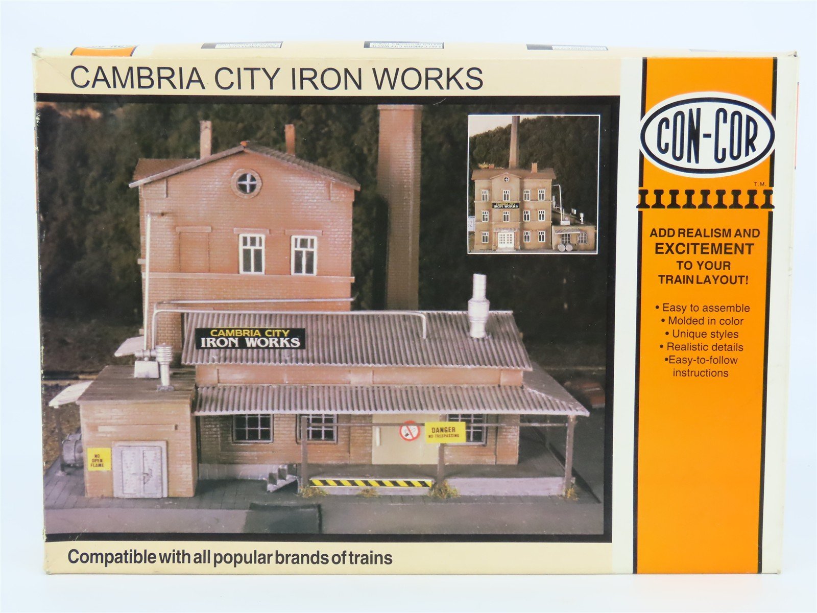 N 1/160 Scale Con-Cor Kit #685 Cambria City Iron Works