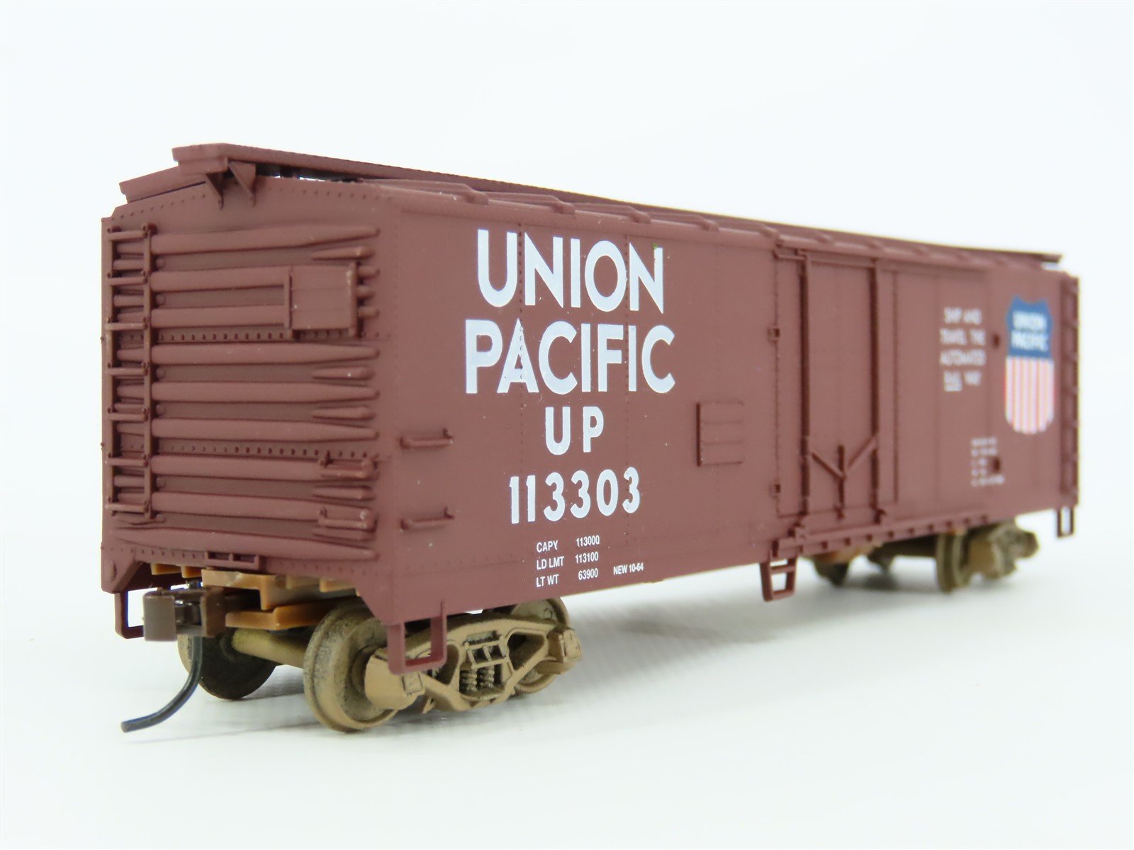 HO Scale Walthers Trainline UP Union Pacific Single Door Box Car #113303