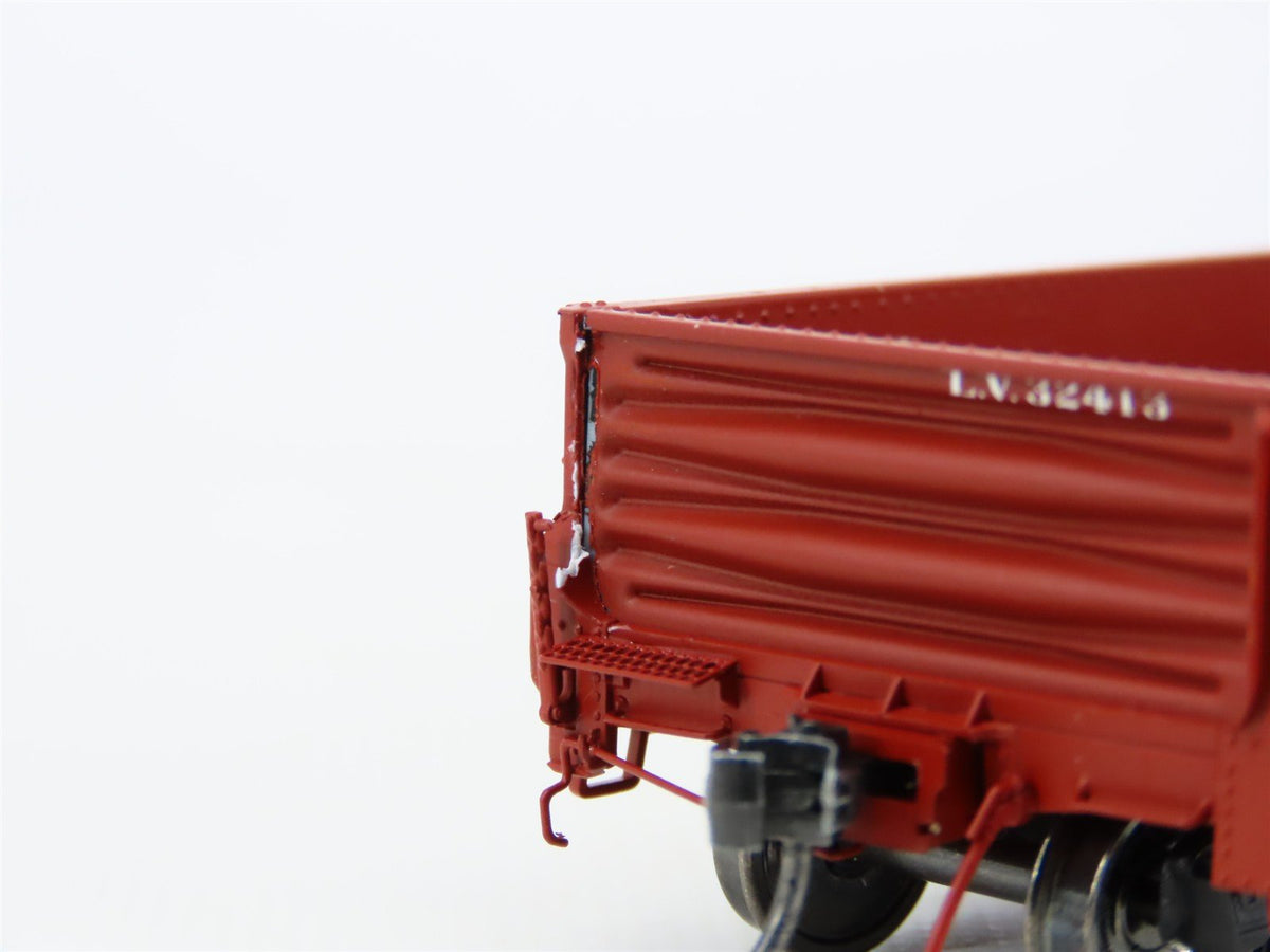 HO Tangent 10921-02 LV Lehigh Valley Bethlehem 52&#39; 6&quot; Riveted Gondola #32413