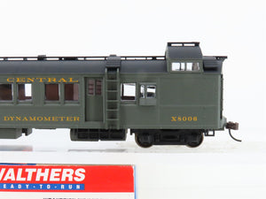 HO Scale Walthers 932-4654 NYC New York Central Dynamometer Car #X8006
