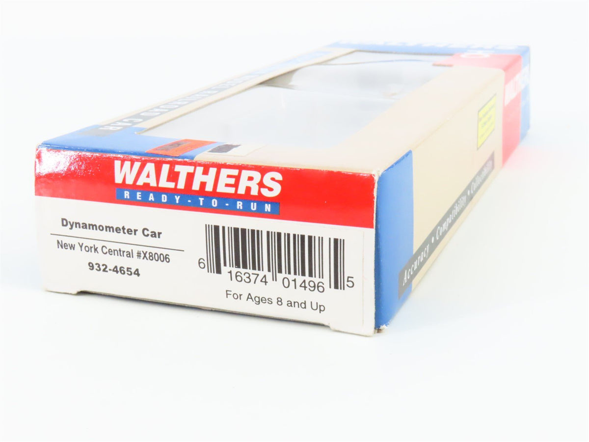 HO Scale Walthers 932-4654 NYC New York Central Dynamometer Car #X8006